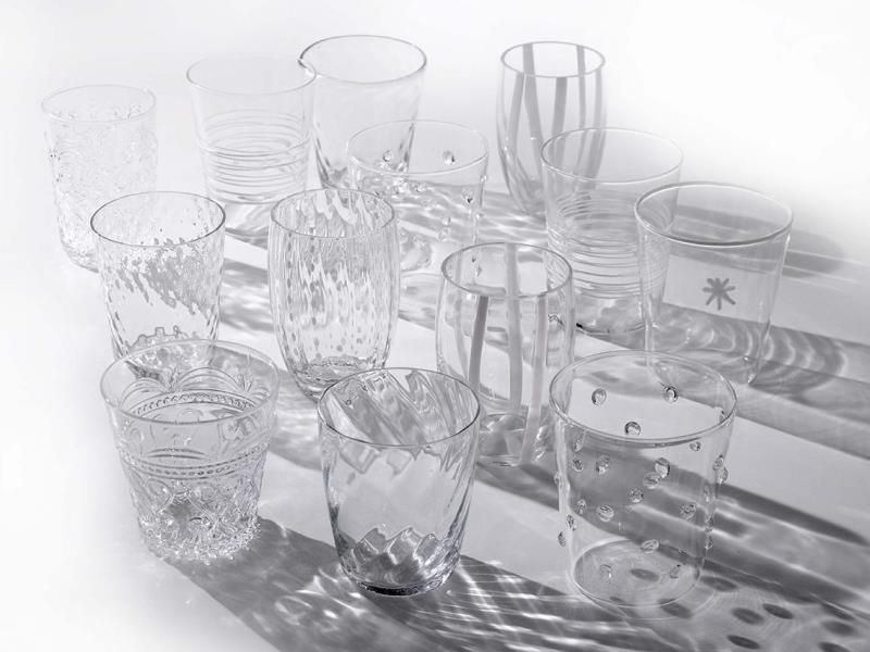 Set 6 Bicchieri Filante Trasparenti - Zafferano
