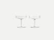 Ripple Champagne Saucer- 2pz