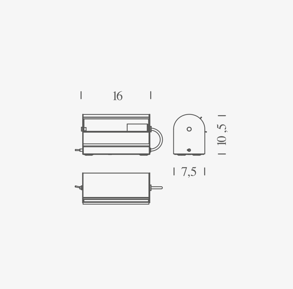 Petite Cylindrical Wall Lamp