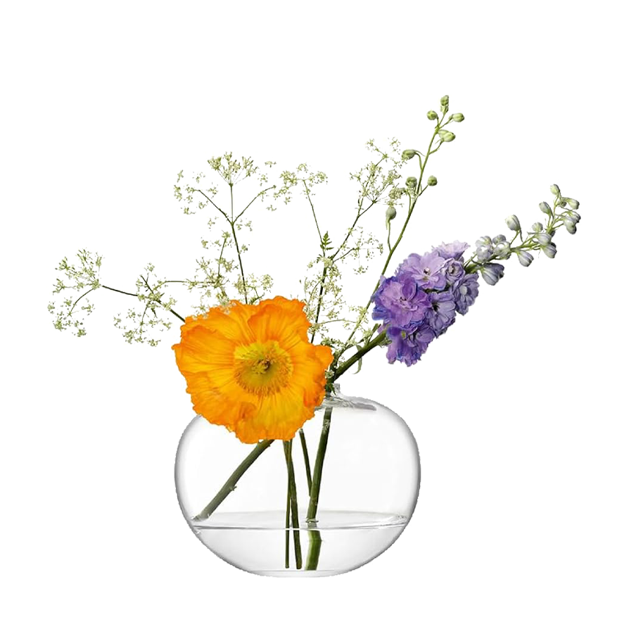Flower. Curved Bouquet Vase 15 cm (H).