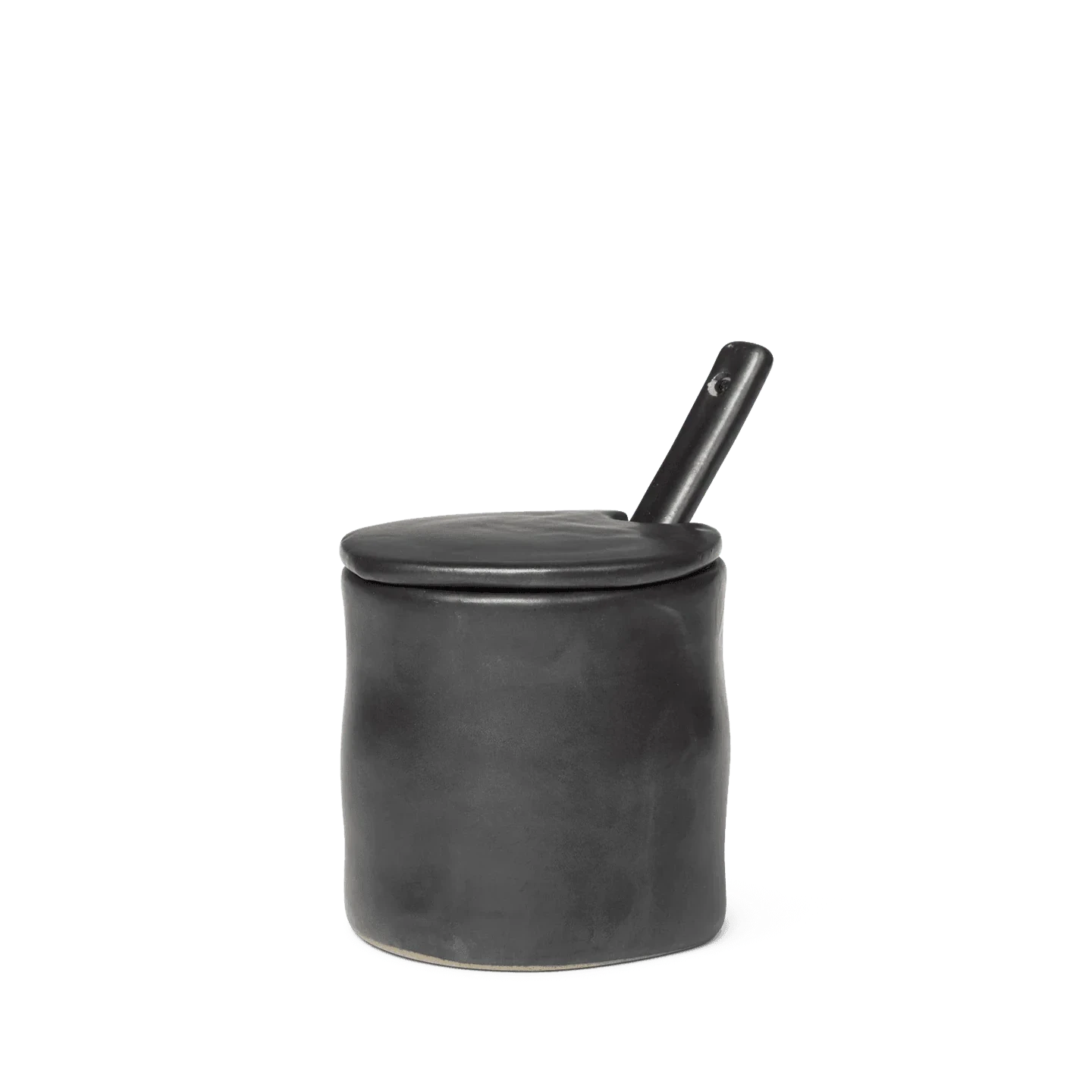 Flow - Jar with Spoons - Black