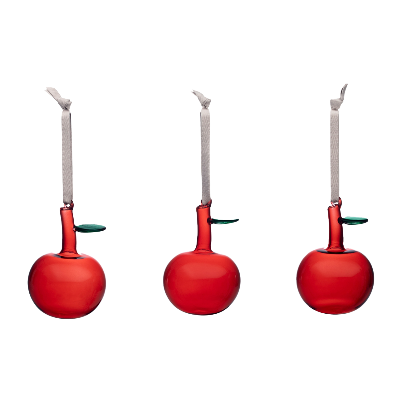 Glass Apple - 3 pz