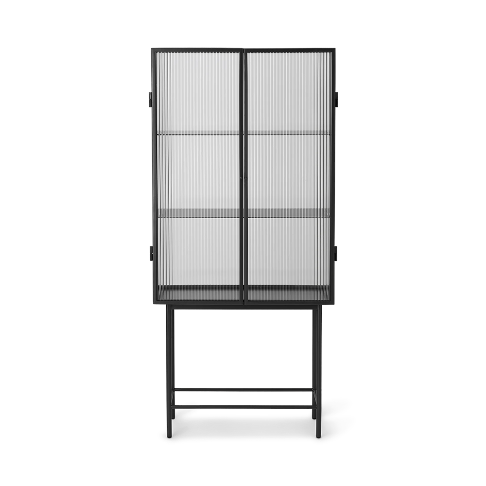 Haze Vitrine - Reeded Glass