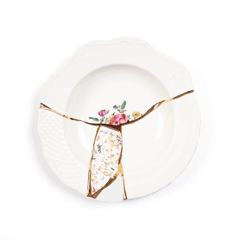 Kintsugi Soup Plate