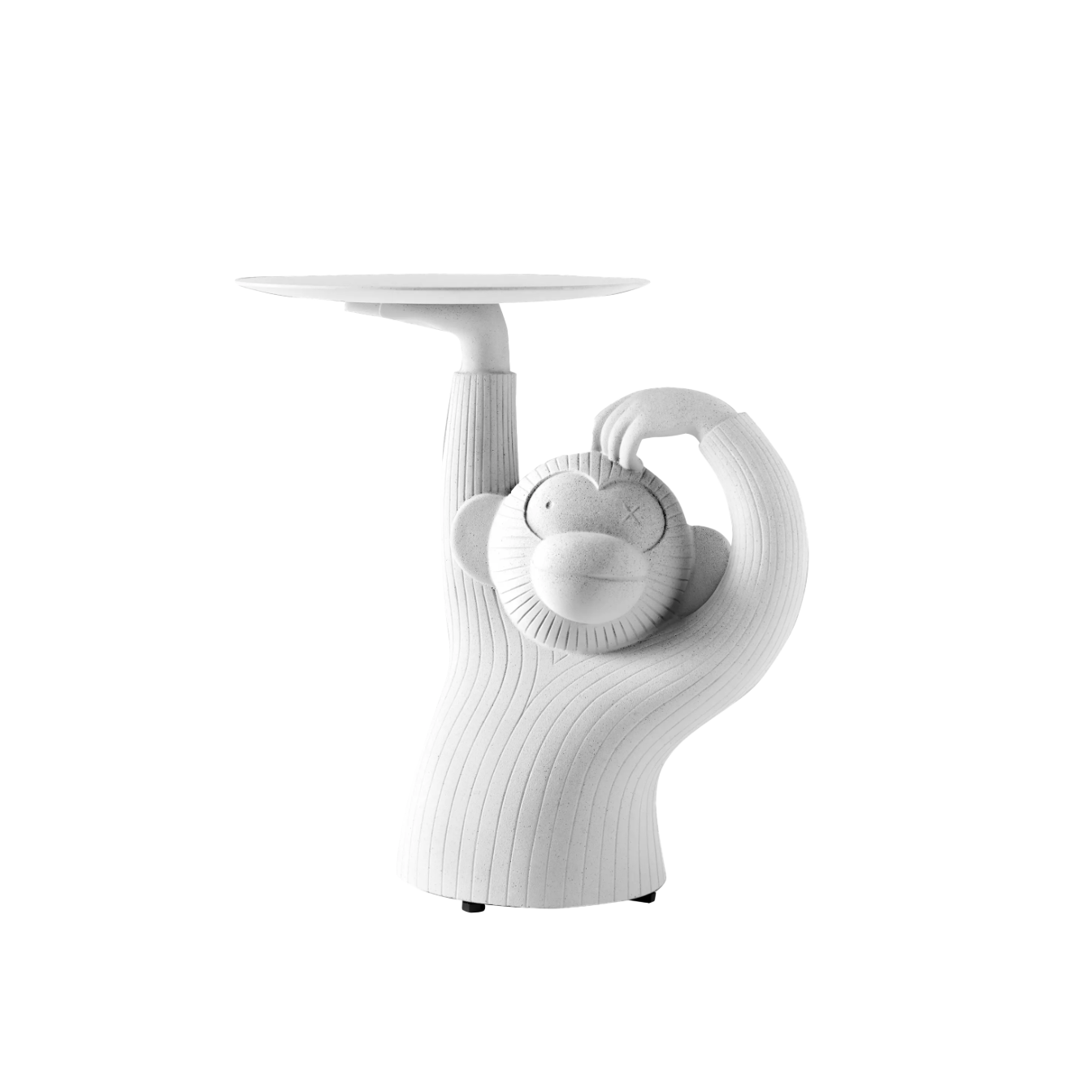 Monkey Side Table - White