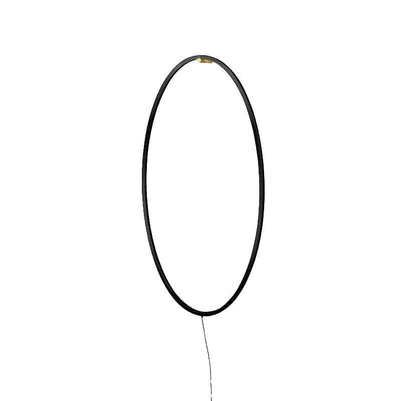 Ellisse Wall Black with Hanger